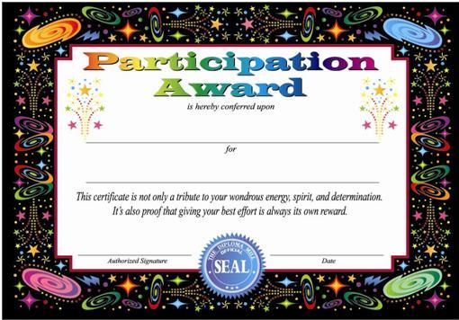 participation award